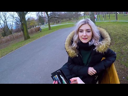 ❤️ Shlogtar cum te strainséir ar airgead - blowjob sa pháirc le Eva Elfie ❤❌  Porn bhaile  linn